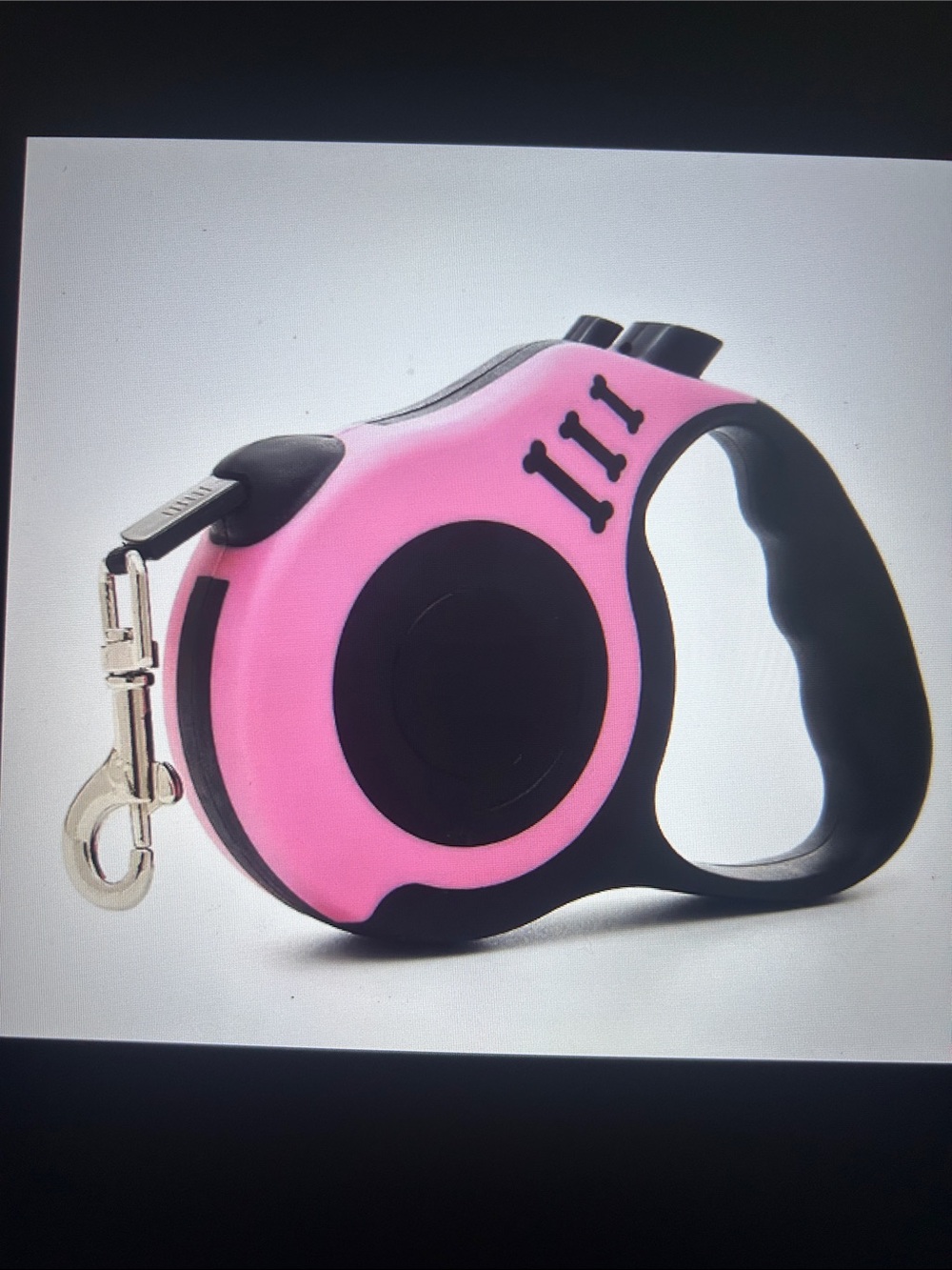 Retractable Dog Leash - Pink by